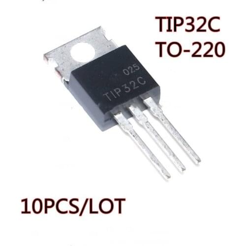 10PCS/LOT NEW TIP32 TIP32C TO-220 PNP / Silicon Controlled Crystal / Darlington Triode
