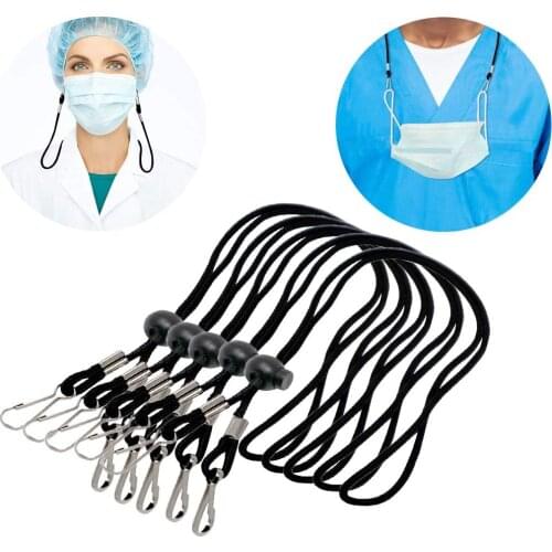10pcs Adjustable Mask Extension Face Mask Lanyard Handy&Convenient Safety Mask Rest&Ear Holder Rope hang on neck String dropship