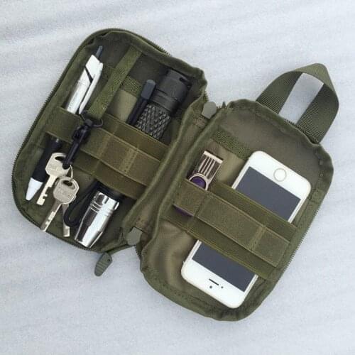 1000D Tactical Waist Bag Outdoor Sport Molle Military Waist Fanny Pack Mobile Phone Case for SAMSUNG Sport Bag #683