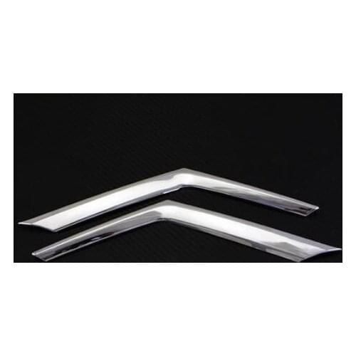 ABS Chrome CAR Front Bumper Mesh Grille Around Trim 2Pcs For Nissan X-Trail 2014 2015 2016