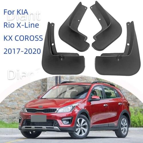 For KIA Rio X-Line KX COROSS 2017 2018 2019 2020 Car Mudguard Anti-splash Anti-Fouling Front Rear Fender Accessories