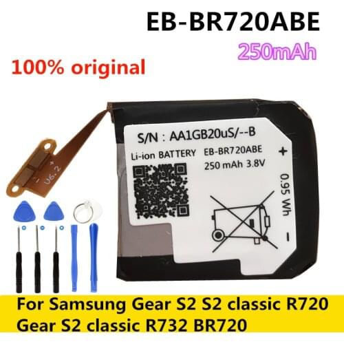 EB-BR500ABU EB-BR720ABE EB-BR730ABE BR750 Battery for Samsung SM-R500 R720 Gear S2 R732 3G R730A/VTS SM-R735T R750 Smart Watch