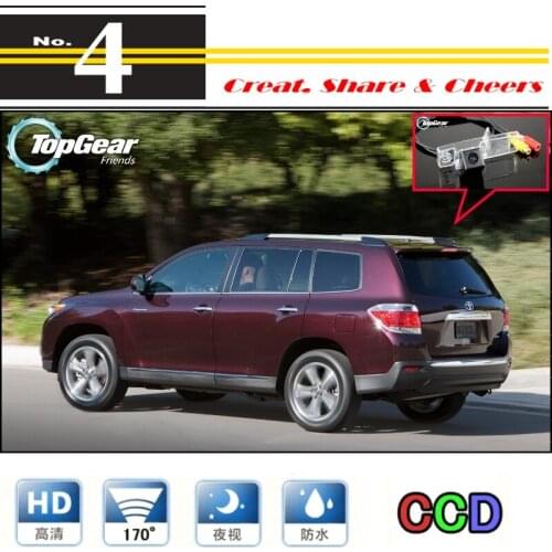 LiisleeCar Camera For TOYOTA High lander / Kluger XU40 MK2 High Quality Rear View Back Up Camera For PAL / NTSC Use| CCD + RCA
