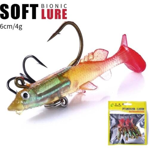 NEWUP 1pcs Fishing lure Soft Bait 6cm/4g Japan fishing tackle Jigging Wobbler High Quality