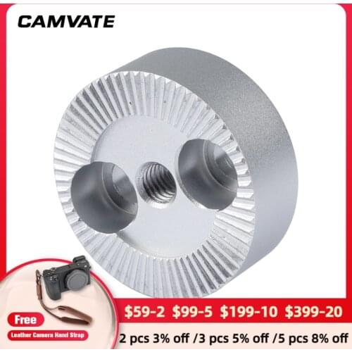 CAMVATE ARRI Standard Rosette Mounting Adapter (M6 Female Thread) C2003