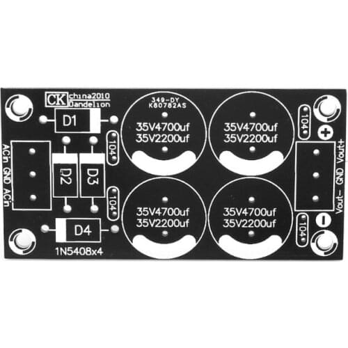 2019 New Rectifier Filter Power Supply Board Amplifier Dual Power PCB Bare Board Electrical Equipment