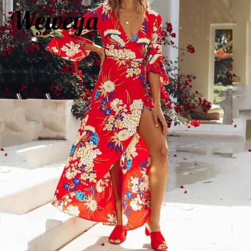 Weweya Plus Size Summer Dresses