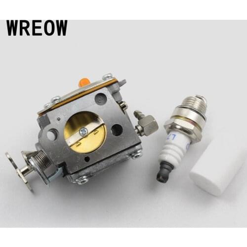 WREOW Metal Carburetor Set Kit W/Fuel Filter Carburetor K650 K700 K800 K1200 Saw 503280418 Carburetor Carb with Spark plug