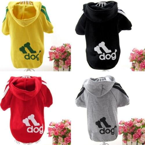 Winter Dog Hoodies for Small Medium Dogs Soft Fleece Puppy Clothes Coat Sweatshirt Dog Outfits Pet Bulldog Pug Hoodies Clothes