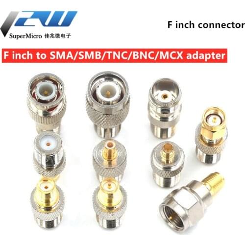 Imperial F head to SMA / SMB / TNC / BNC / MCX JJ KK JK male and female adapter F Imperial adapter