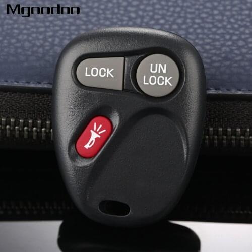 3 Buttons Keyless Entry Remote Control Key Fob Shell Transmitter For Chevrolet Silverado Tahoe GMC Yukon KOBLEAR1XT 15042968