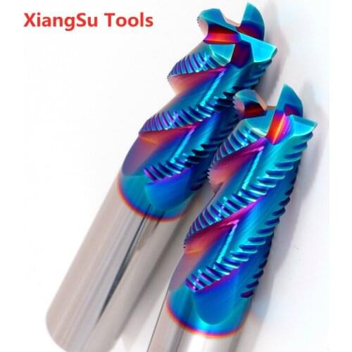 D14-D16-D20mm 4Flutes Hrc65 Roughing Endmill CNC Router Cutter Alloy Tungsten Carbide Cutting Milling Machine Tools For Steels