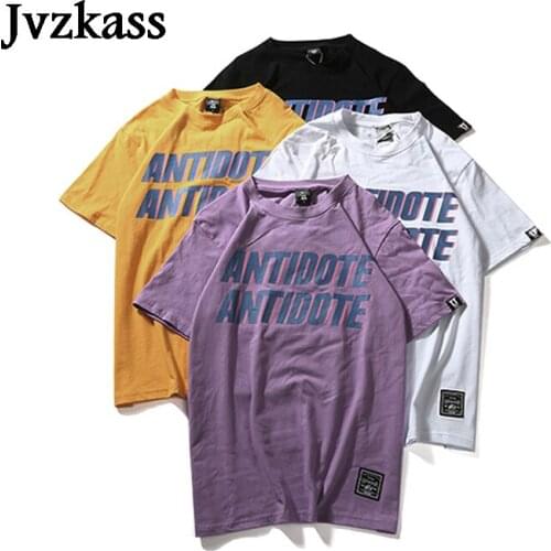 Jvzkass 2018 Harajuku short-sleeved female bf Korean loose retro T-shirt student half-sleeved wild wind jacket female Z164