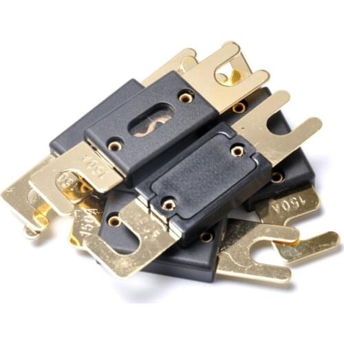 5pcs 150A Car Audio ANL Blade Fuse Kit Gold Plated Auto Repair Parts