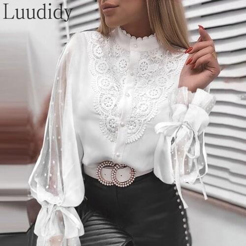 Luudidy Women's Shirts With Embroidery