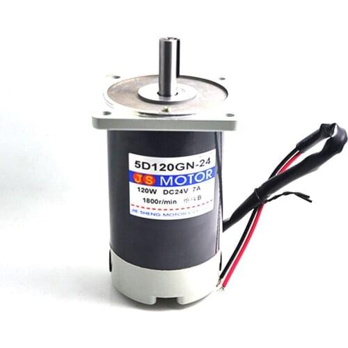 DC12V/24V 120W 1800/3000rpm 5D120GN-G-24 miniature permanent magnet DC motor machinery/Power Tools/DIY Accessories motor