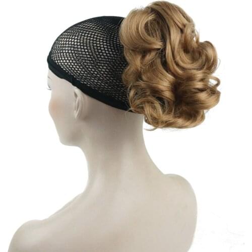 StrongBeauty Claw Clip Ponytail Hairpiece Short Curly Hair Extension Synthetic Hairpiece