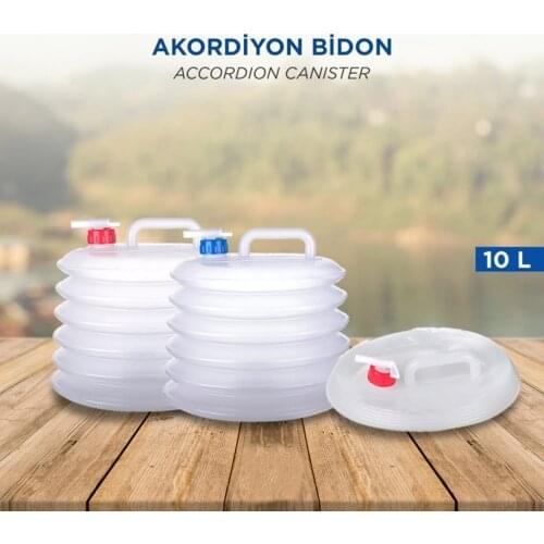 10 liter Folding Water Cans Tap Re-Used for Camping Car Home Depot Cellar Multifunctional Healthy Water Tank Drink