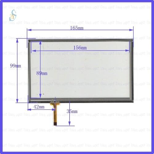 ZhiYuSun 165mm*99mm KDT-3942 7inch Touch Screen glass resistive USB touch panel overlay kit 165*99 TOUCH SCREEN