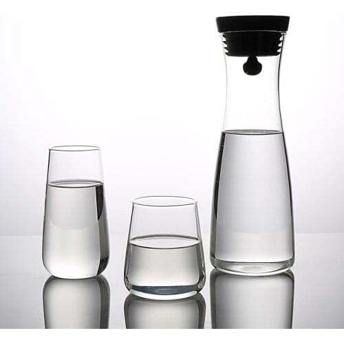 780ml1200ml1800mlLarge capacity thick glass cold water pots heat-resistant explosion-proof juice pot jug water jug kettles