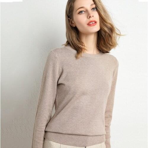 Autumn Winter New Women Knitted Sweater Pullover Sweater Winter O Neck Sweaters Plus Size Cashmere Sweater