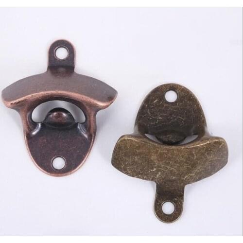 100pcs Open Here Bottle Opener Wall Mounted Retro Beer Home Kitchen Bar Supplies Coke Soda Bottle Openers#33515