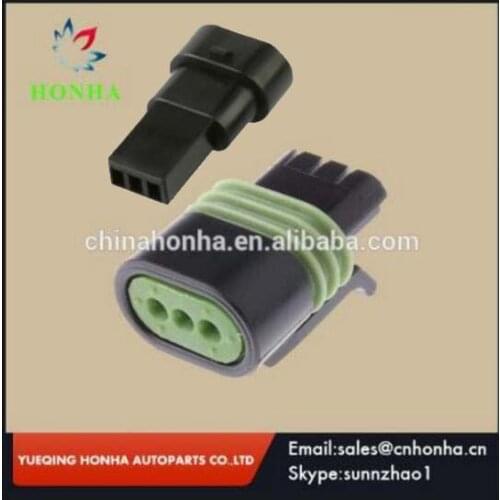 5 pcs 3 Pin male and female Sealed Auto Sensor Connectors Electrical Housing Plug Auto Connector 12162182 12162185