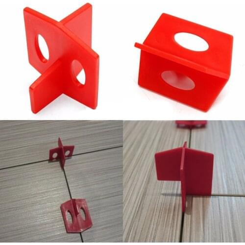 50pcs 1/16'' Tile Leveling Systems Practical 3 Sides Cross Spacer Floor Wall Leveler For Contrution Tools