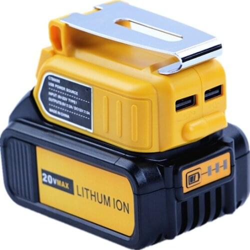 Battery and adapter for dewalt 20v Li-ion 3000mah
