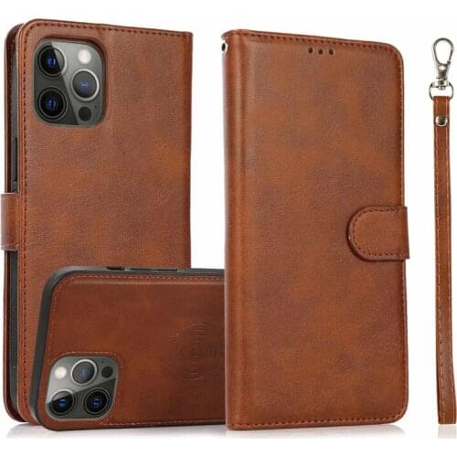 KQJYS Magnetic Car Holder Leather Phone Case for iPhone SE XS XR 7 8 11 12 Pro MAX XS MAX 11 12 Pro flip Wallet card slot Cover