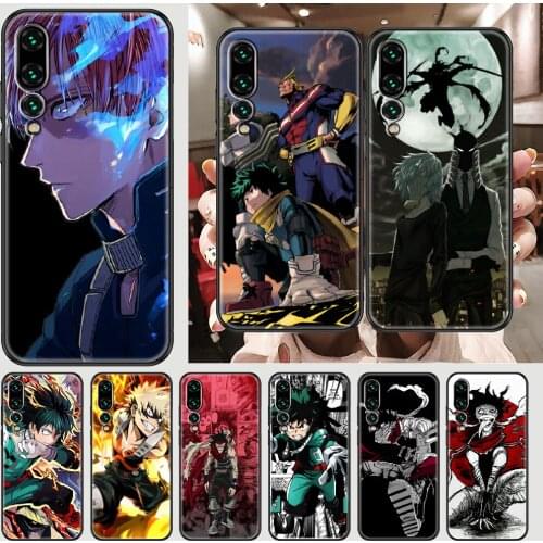 Anime My Hero Academia Stain Phone case For Huawei P Mate P10 P20 P30 P40 10 20 Smart Z Pro Lite 2019 black 3D hoesjes pretty
