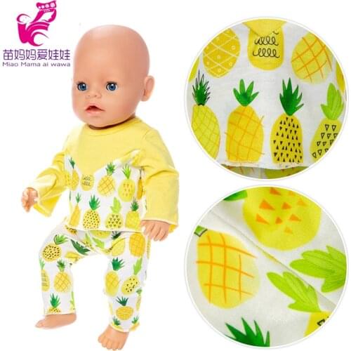 Baby Doll Clothes for 40cm Baby Reborn Doll 18 Inch Girl Doll Clothes Winter Coat Trousers Set Children Birthday Gift