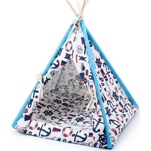 Pets Dog House Foldable Pet Tent Puppy Cat Warm Soft Home Dogs Bed Sleeping Bag Mat Outdoor Portable Detachable Dog Kennels