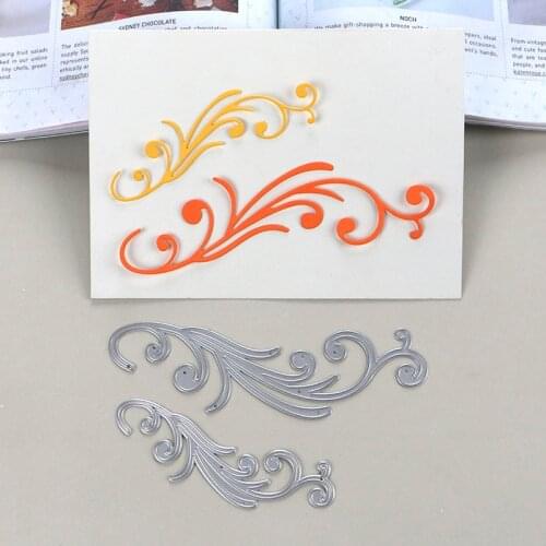 DUOFEN Stencils metal Cutting die European style vine borders for DIY craft projects Scrapbook Paper Album