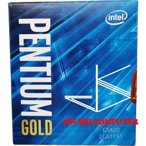 Intel Pentium G5420 3.8 GHz Dual-Core Quad-Thread CPU Processor 4M 54W 58W LGA 1151 Sealed New and come with the cooler