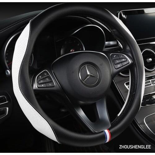 ZHOUSHENGLEE Microfiber Leather Car Steering Wheel Cover For Lexus is250 rx300 rx330 rx 350 gx470 nx rx ct200h gs300 gs
