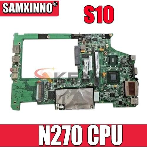 Akemy For Lenovo Ideapad S10 Laptop Motherboard 31FL1MB00P0 DAFL1BMB6C0 Main Board 945GSE DDR2 N270 CPU