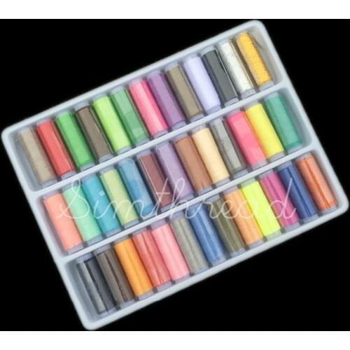 New Arrival Polyester Sewing Machine Thread as Sewing, Quilting thread * 39 Mixed Colors, 40s/2 spool