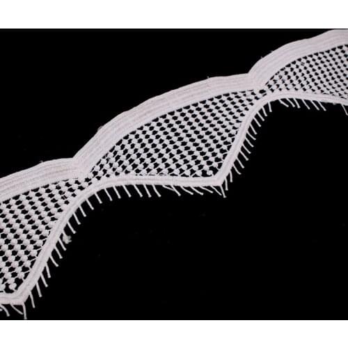 Buena Suerte 2018 New Mesh Lace Yards Beautiful White Lace, DIY Crafts/wedding/clothing/lace Ribbon Gift Wrapping Accessories