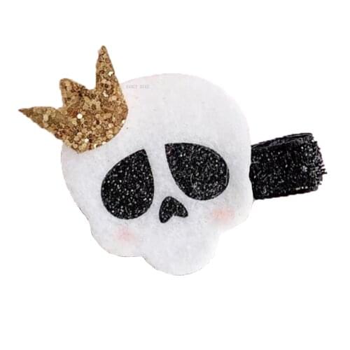 2021 New Halloween party Crown Skull hair clip Cutting Dies Wooden Dies Suitable for Common Die Cutting Machines on the Market