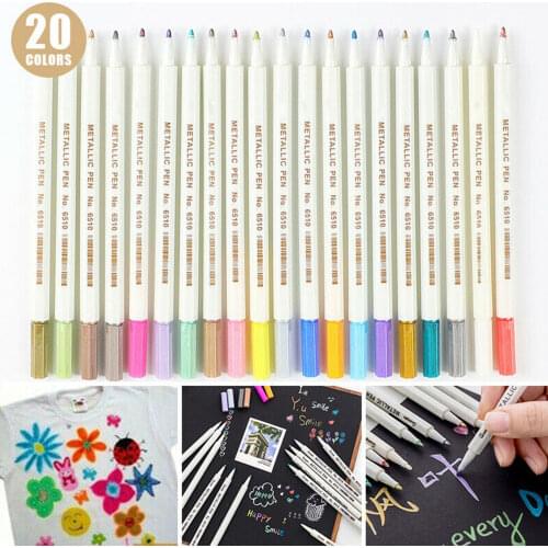 Premium acrylic pens, marker pens for stones, 20 colors marker paint pen