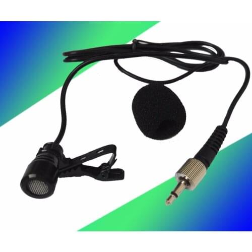 Professional Lavalier Lapel Tie Clip Condenser Microphone For Sennhei ser G1 G2 G3 Wireless 3.5 mm Lockable F23