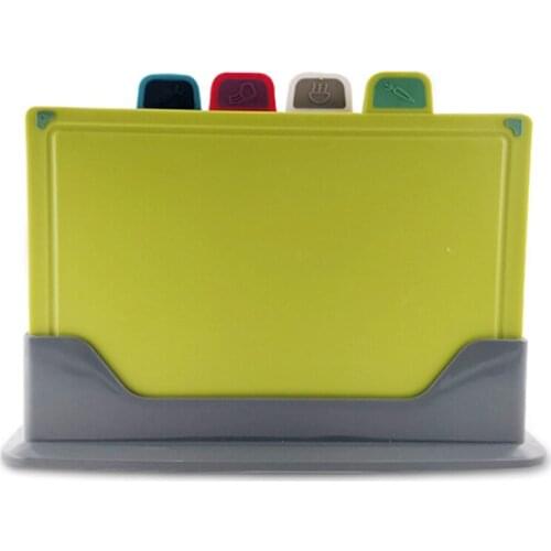 Kitchen Classification Cutting Board PP Multifunctional Non-Slip Cutting Board Raw and Cooked Food Classification