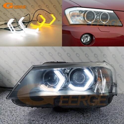 Ultra Bright Concept M4 Iconic Style LED Angel Eyes halo rings Day light For BMW X3 F25 2010 2011 2012 2013 2014 Pre facelift