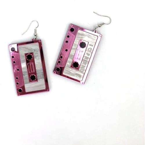 Night Club Acrylic Tape Earrings For Women Girl Drop Earrings Vintage Fashion Dangle Jewelry Hot