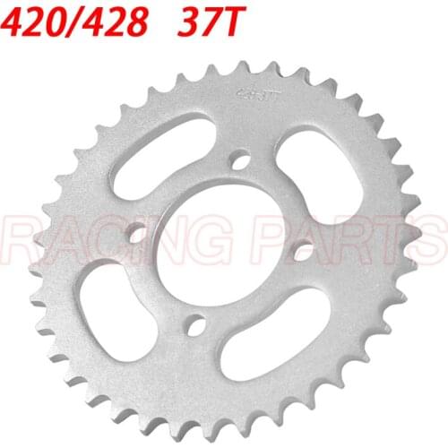 420 428 37T tooth 52mm rear Chain sprocket for Chinese ATV Quad Pit Dirt Bike Motorcycle Motor Moped