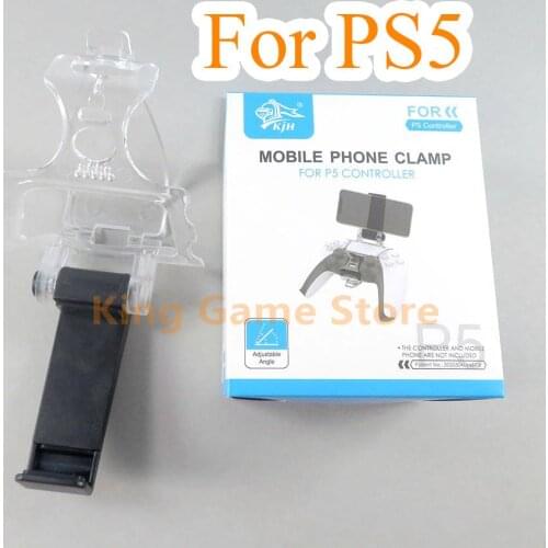 10pcs/lot Mobile Phone Clamp Clip Holder Smart Phone Grip Mount Stand Bracket Angle Adjustment For PS5 Controller Accessories