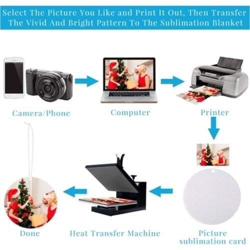 10 Pcs Sublimation Air Freshener Blanks Car Scented Hanging Felt Fragrant Sheets