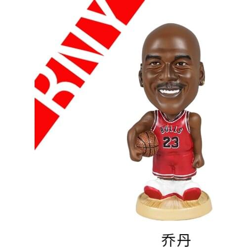10CM Basketball Sports Star Toys Action Figures PVC Shaking Head Sport Figurine Toy Car Decorations Model Doll BNY