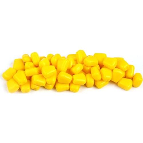 100 / 200pcs Fishing Corn Floating Soft Corn Flavor Bait Grass Carp Bait Silicone Artificial Soft Plastic Bait Bait